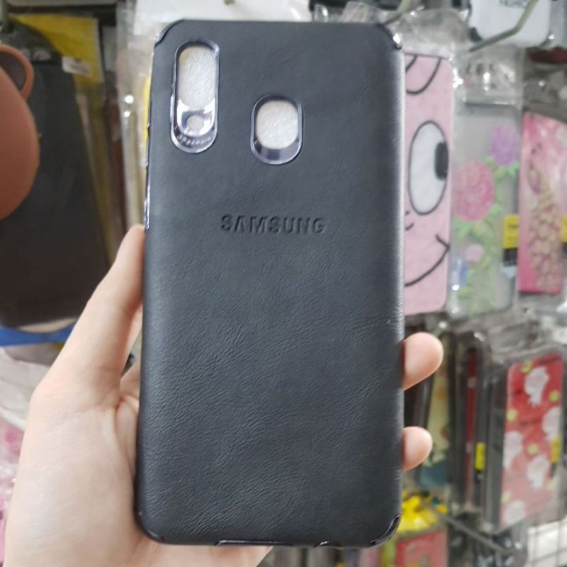 Samsung A30/A20 Ốp lưng giả da nhiều màu xinh đẹp