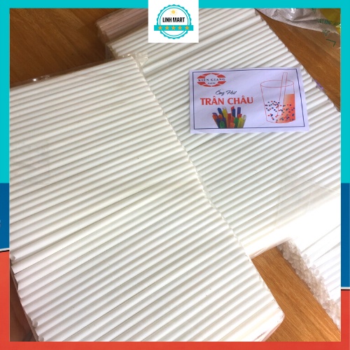 Ống hút nước mía, ống hút nhựa nhiều màu phi 6  LINHMART