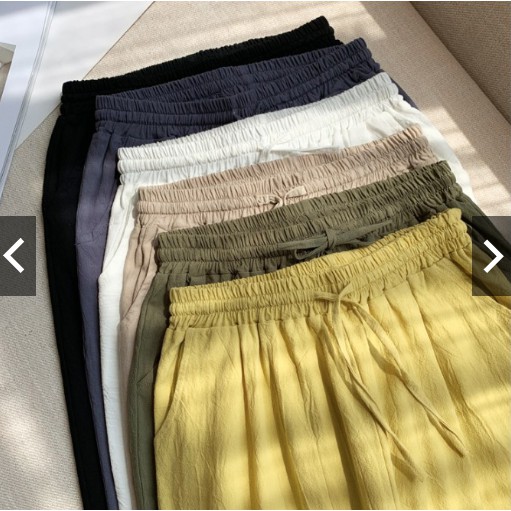 Quần đũi dài nữ [HÀNG QUẢNG CHÂU] Quần đũi dài chất đũi mềm mát không nhăn mặc thoải mái | BigBuy360 - bigbuy360.vn