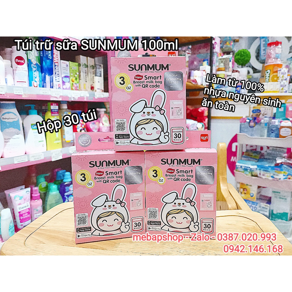 Túi Trữ Sữa SunMum 100ml