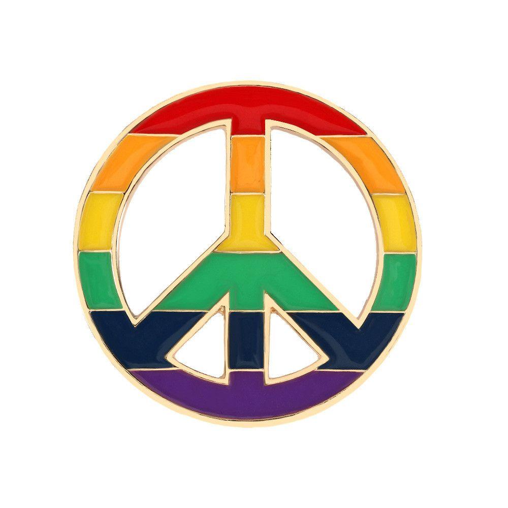 Ghim Cài Áo Hình Cầu Vồng LGBT