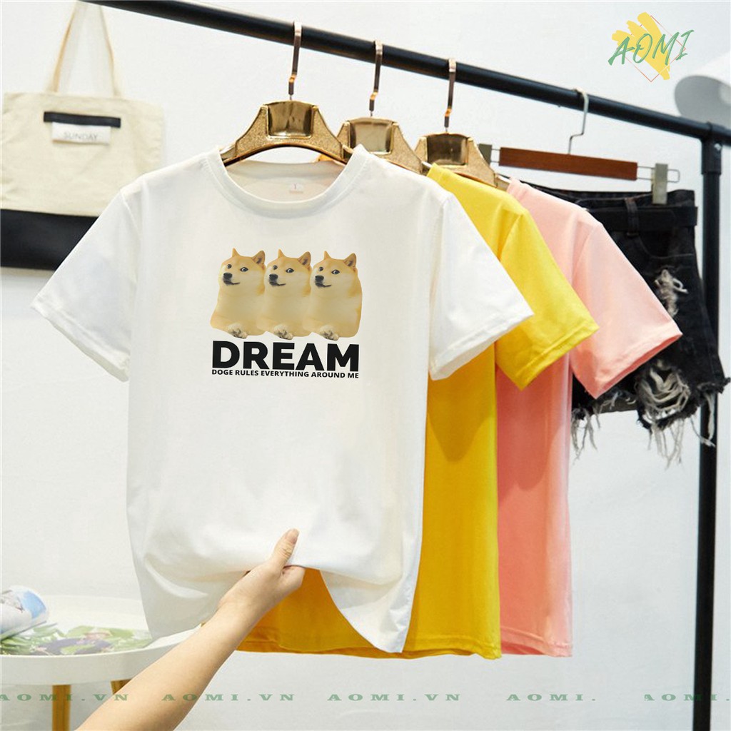 ÁO THUN MEME DOGE COIN NHIỀU MẪU THÚ VỊ PHÔNG NAM NỮ GIA ĐÌNH CẶP ĐÔI CÓ SIZE TRẺ EM AOMIVN