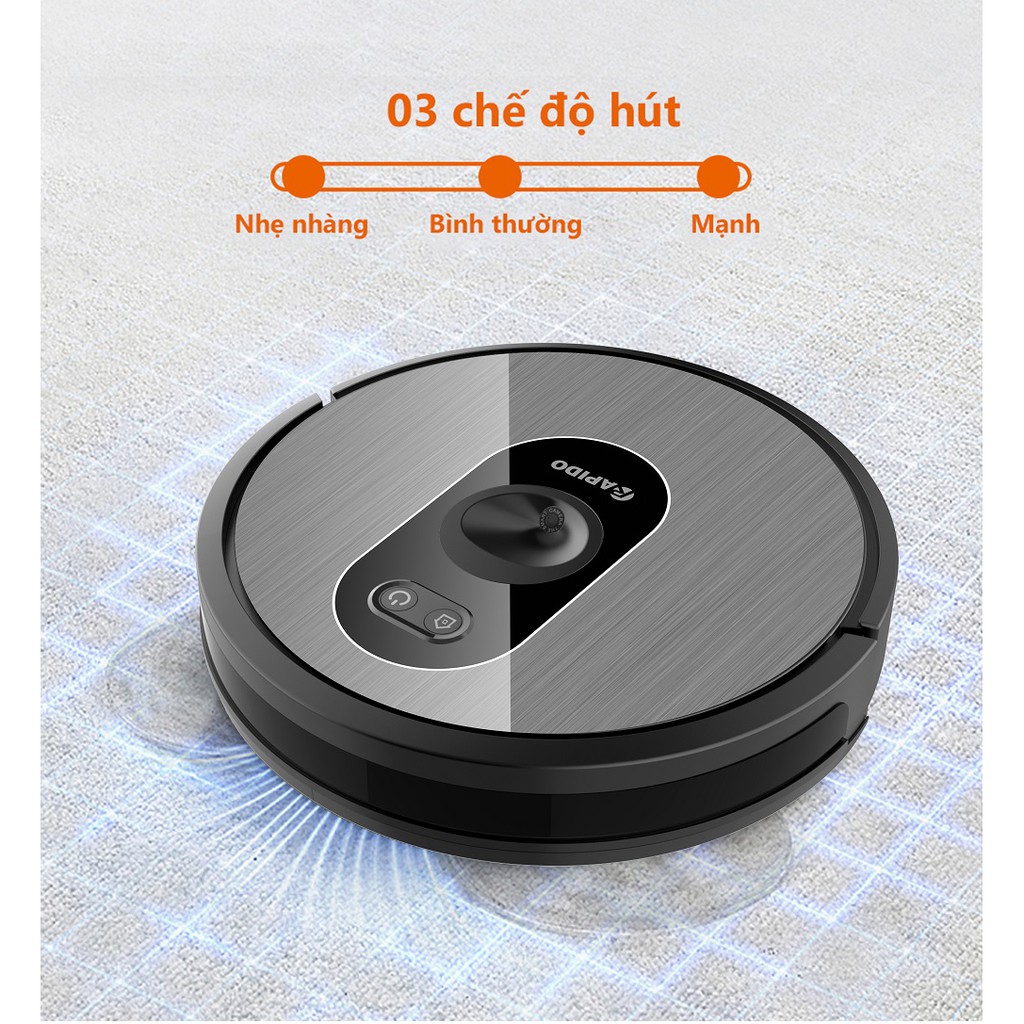 Robot hút bụi và lau nhà Rapido R6S | MỚI 10000% - BH CHÍNH HÃNG