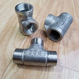 Cút nối ren inox 304/(15mm)