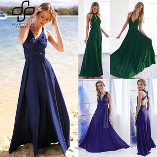 Đầm maxi hở lưng mặc nhiều kiểu