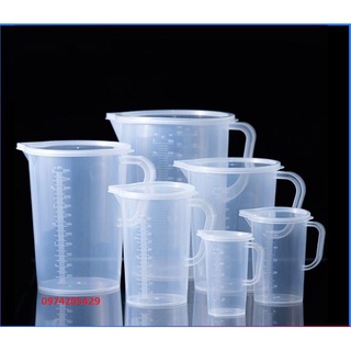 Cốc đong nhựa có nắp, có quai từ 2000ml đến 5000ml