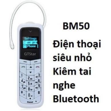Điện thoại BM50 mini kiêm tai nghe bluetooth GTStar chính hãng | BigBuy360 - bigbuy360.vn
