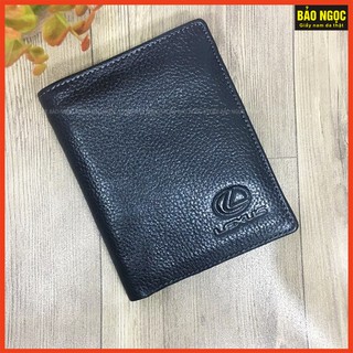 Ví da nam siêu bền - bóp nam da thật - ví nam da bò 100% - bảo hành nổ da 12 tháng - mã v15