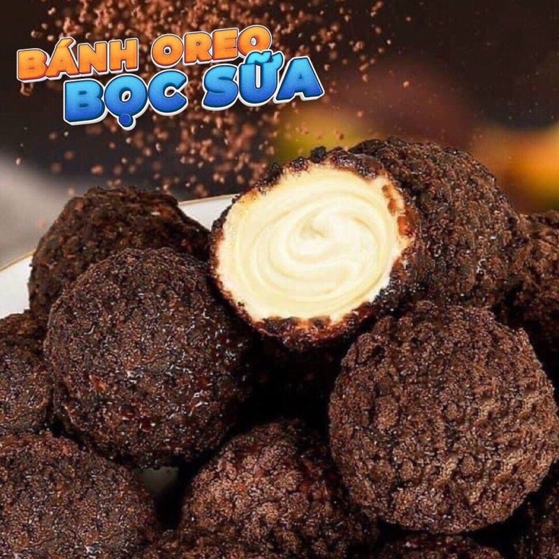 Bánh Oreo Bọc Sữa,Hộp 200g,(21 cái)Béo Ngọt Siêu Ngon