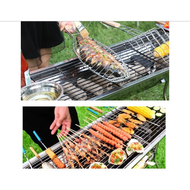 Lò nướng BBQ inox ngoài trời  cao cấp 2019