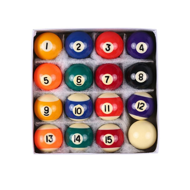 Bộ 16 bóng -  bàn Bi-a mini - Bộ bóng bàn Bi-a chất liệu nhựa đặc, an toàn