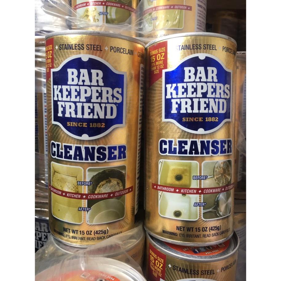 Bột làm sạch - bar keepers friend - 𝐋𝐀̀𝐌 𝐒𝐀̣𝐂𝐇  vách kính, vòi nước, men sứ trắng, bếp từ, xoong nồi,.....