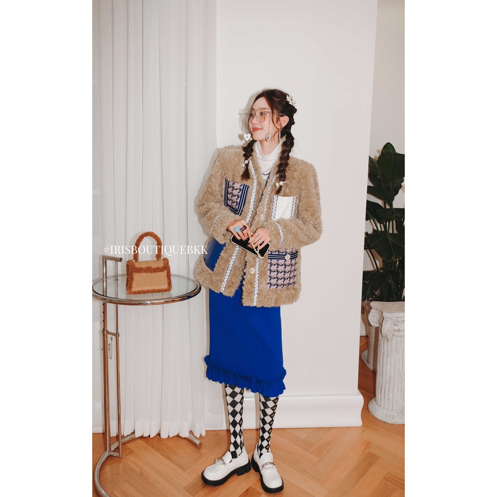 Iris Boutique IC2151140 22/SS Sheep Coat Áo khoác