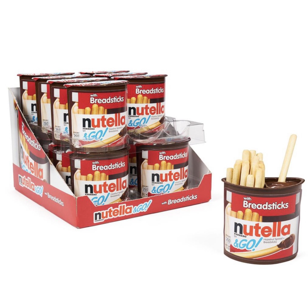Bánh que chấm phết chocolate Nutella & go 52g- Hàng nhập khẩu chính hãng