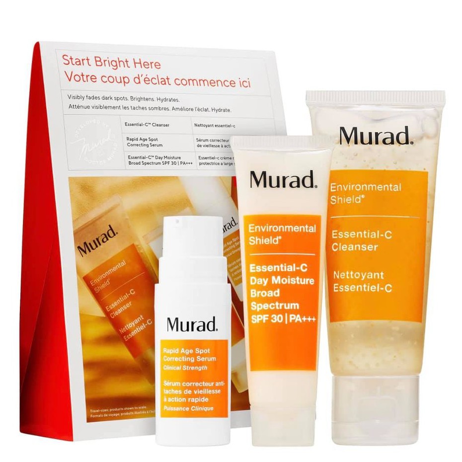 BỘ SẢN PHẨM MURAD XÓA MỜ THÂM, TRẮNG SÁNG VÀ THỔI BAY NÁM Murad