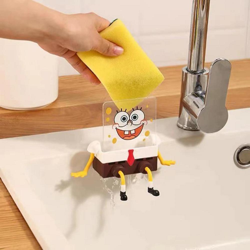 HARRIETT Giá Đựng Mút Rửa Chén Hình Hoạt Hình Xinh Xắn Tiện Dụng