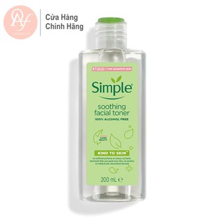 [BAO BÌ MỚI] Nước Hoa Hồng Soothing Facial Toner Simple cân bằng ẩm cho da 200ml