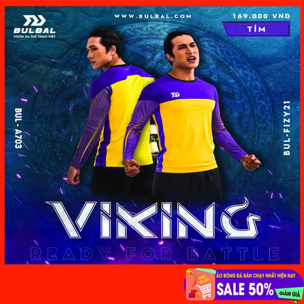 Bộ áo bóng đá không logo Bulbal Thủ Môn Viking sẵn kho, giá tốt