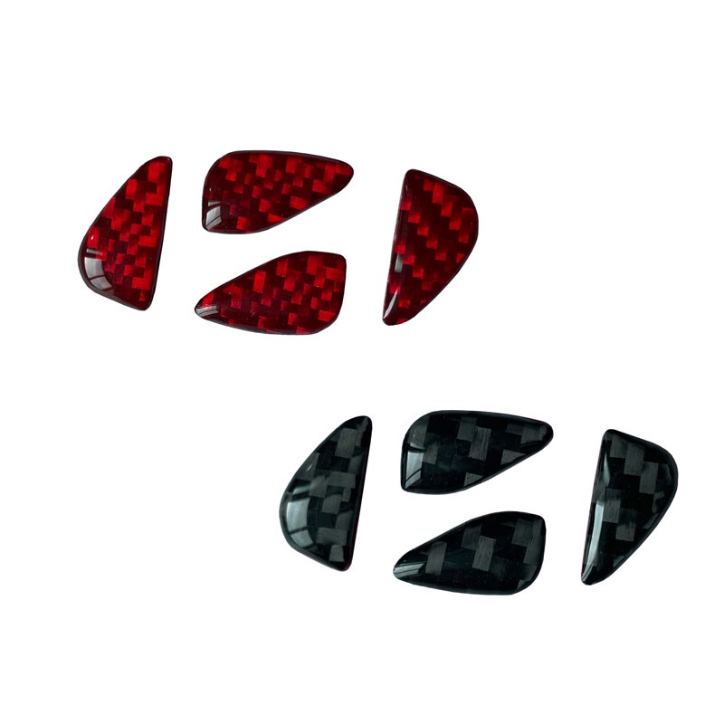 Nội Thất Ô Tô Sợi Carbon Ô Tô Vô Lăng Miếng Dán Dành Cho Xe Hyundai Elantra I30 Tucson Accent IX35 I20 I30 Azera Sonata Phụ Kiện