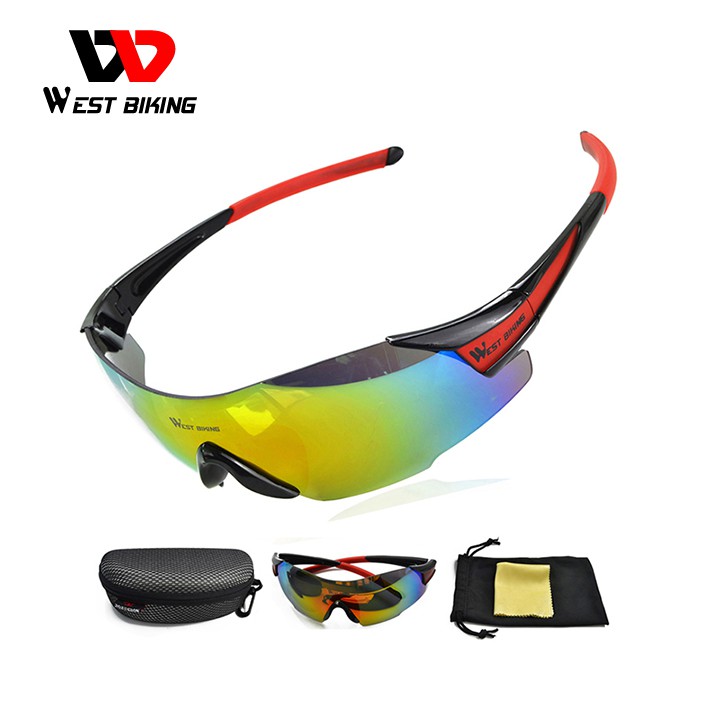 Mắt kính bảo hộ WEST BIKING chống tia UV400 dùng khi đi xe đạp leo núi