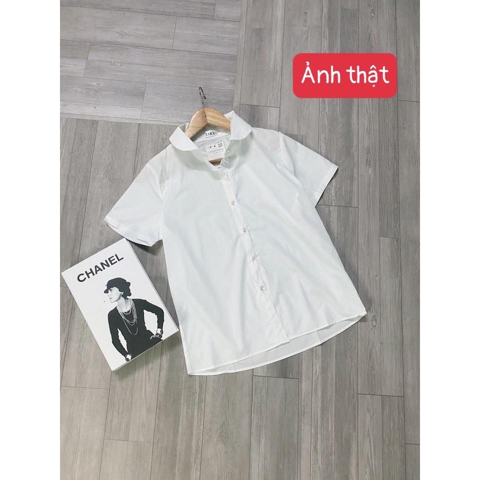 Sơ mi cộc tay cổ sen hàng loại 1 siêu xinh