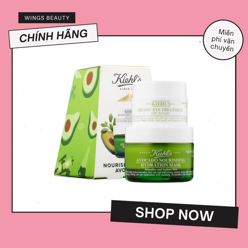 KIEHL'S - Set dưỡng da Nourished By Nature Avocado Duo