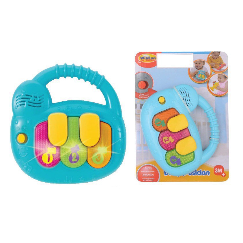 Đàn piano mini cầm tay có nhạc Winfun 0640 - Bảo hành 12 tháng