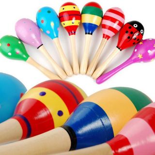 Lục lạc gỗ đầu tròn size bé
