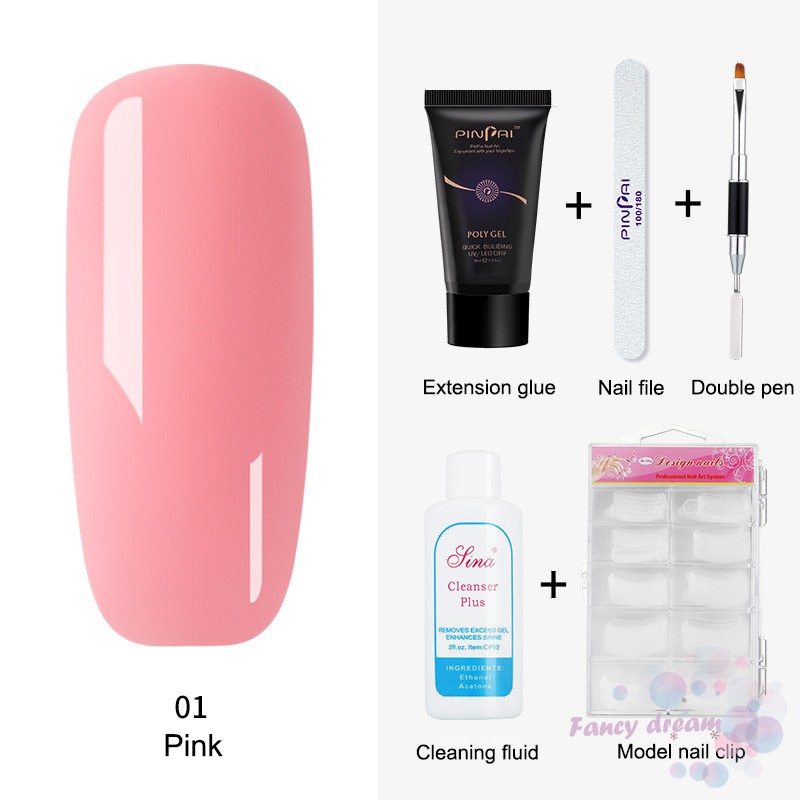 Bộ 5 dụng cụ gel đắp móng làm nail nghệ thuật