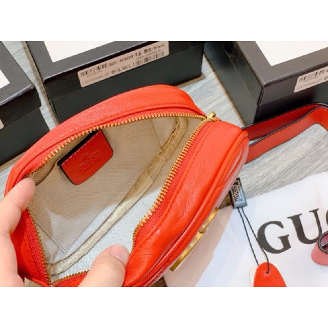 Túi GUCCI BELT BAG SUPER VIP‼️ fullbox , túi vải , card màu đỏ đeo hông bao tử