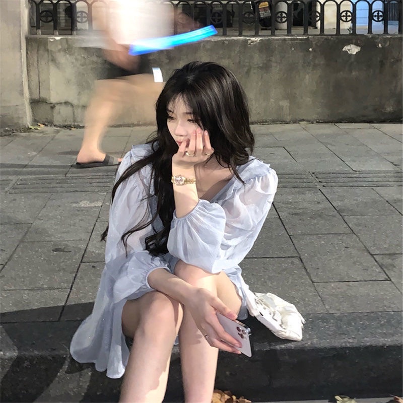 Áo sơ mi babydoll bèo nàng thơ xinh xắn