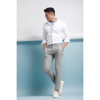 Quần tây lưng thun phối