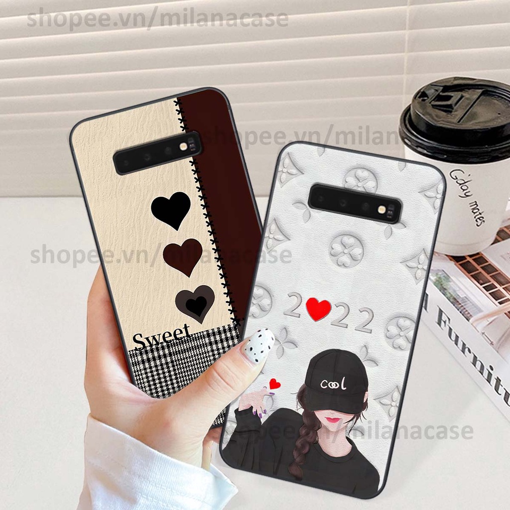 Ốp Samsung S10 / S10 5G / S10 Plus / S10+ hình trái tim be love tình yêu siêu đẹp, cá tính, thời trang