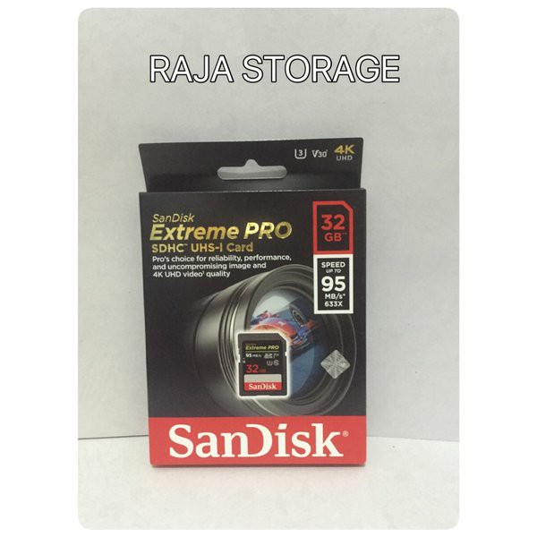 Thẻ Nhớ Sandisk Sdhc Extreme Pro 32gb (95mb / S)