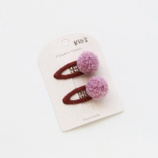 Set 2 kẹp mái tóc hình nơ cho bé gái