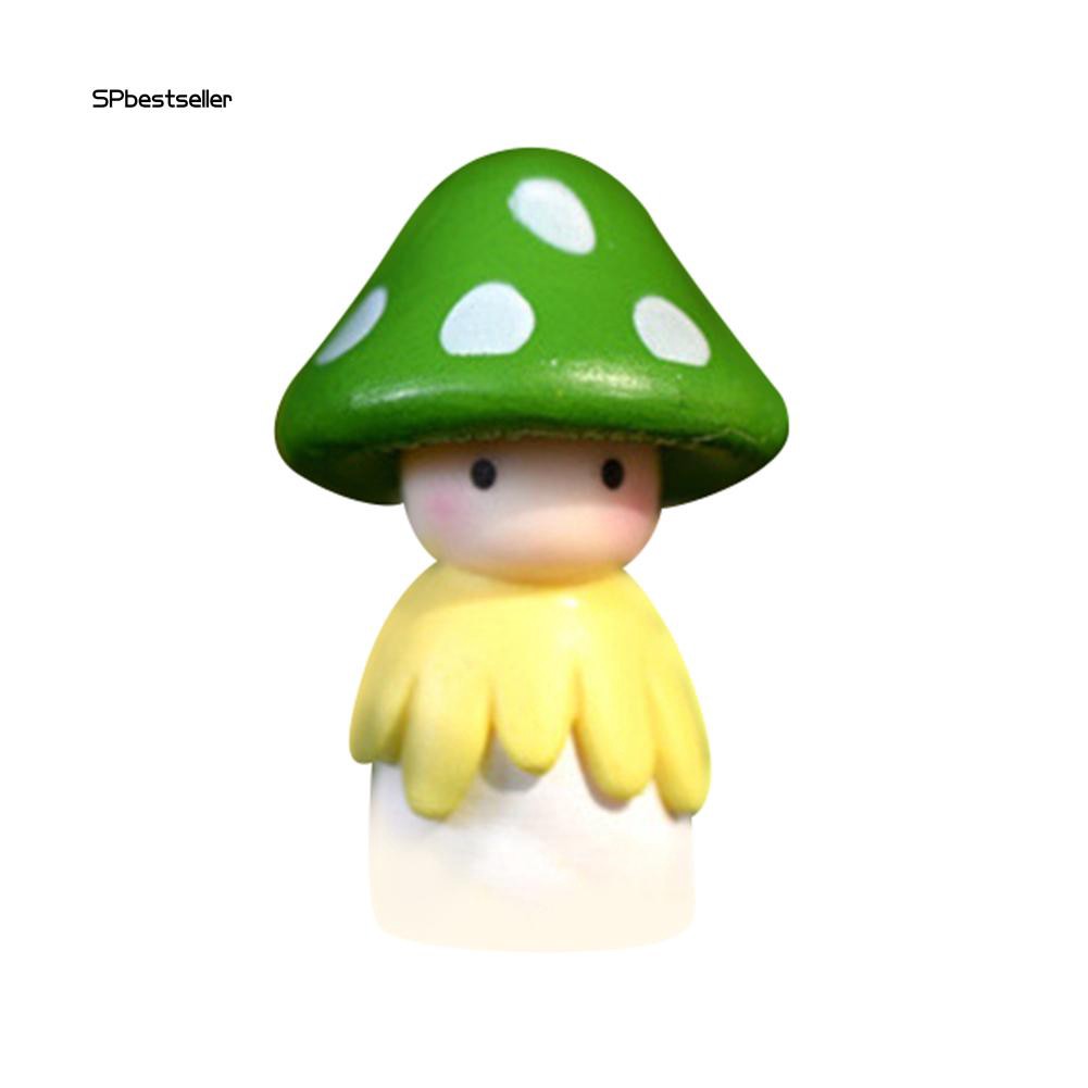 Mô hình cây nấm bằng nhựa đáng yêu dùng để trang trí tiểu cảnh