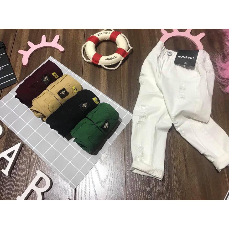 quần kaki mềm đẹp cho bé trai