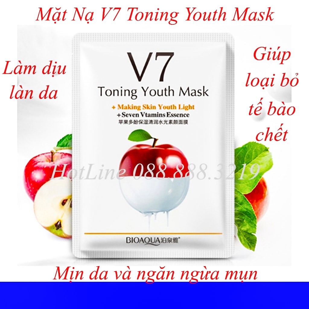 Mặt Nạ Hoa Qủa BIOAQUA V7 Toning Youth Mask Chăm Sóc Da - NKTG Store