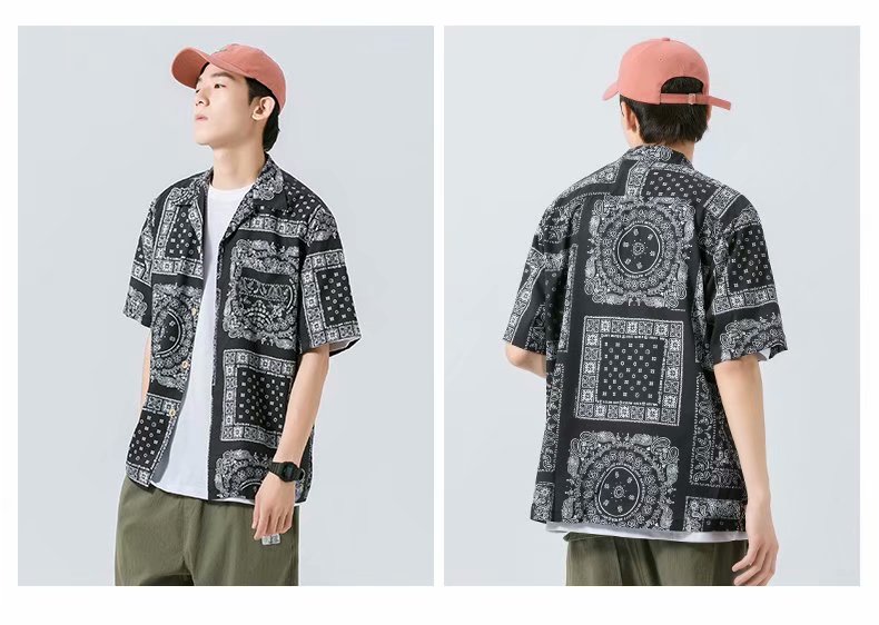 Áo Sơ Mi Ngắn Tay Phong Cách Nhật Bản Dành Cho Cả Nam Và Nữ