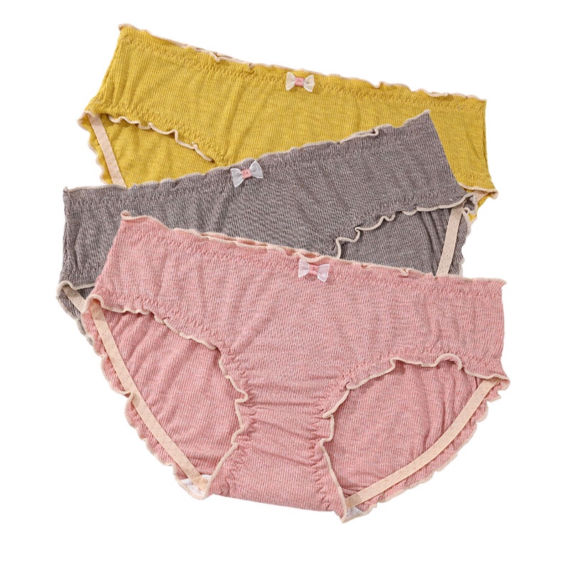 Quần lót nữ Zxyouping vải cotton không đường may mềm mại thoáng khí