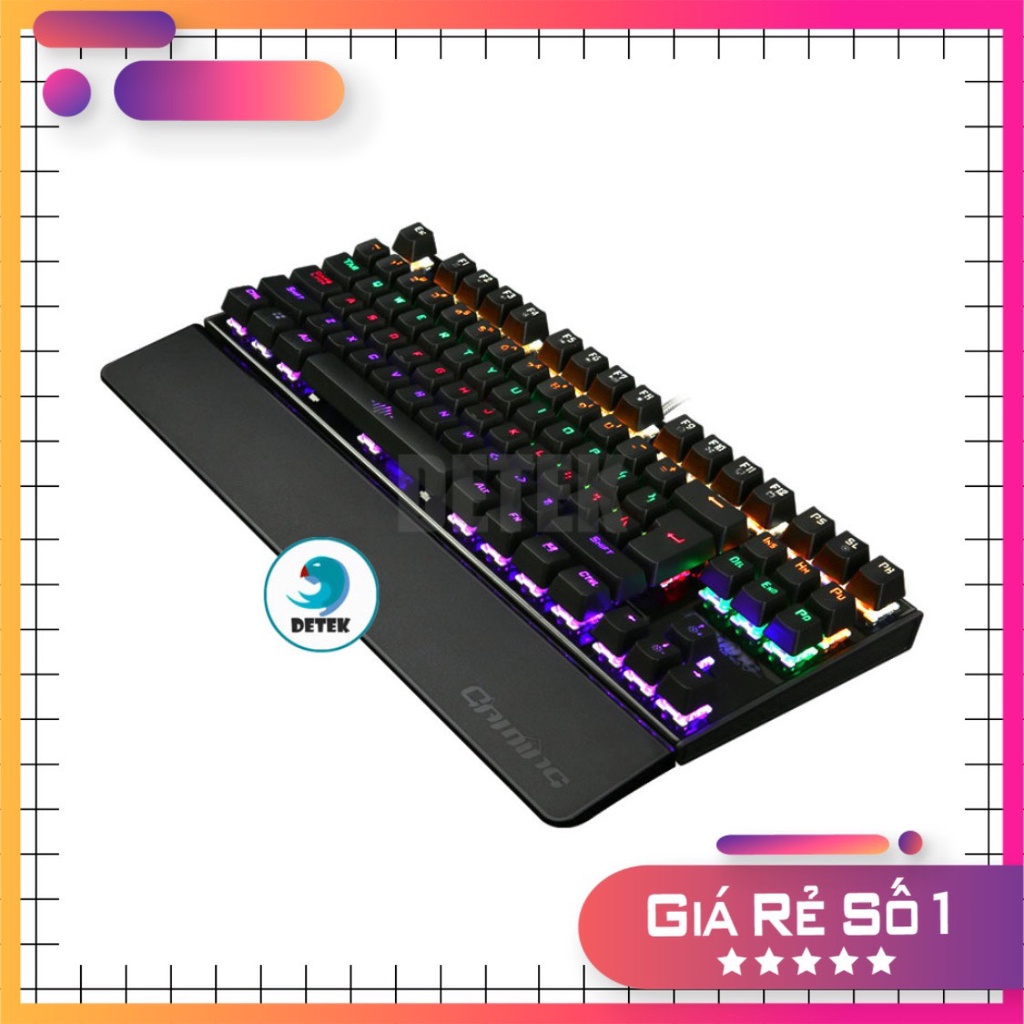 Bàn phím cơ game thủ Detek K28 / K30 / AK911 K550 MK912A MK912 có đèn LED - thiết kế mới