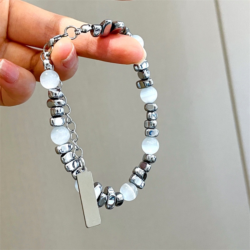 Vòng Tay Đá Opal Phong Cách retro Thời Trang