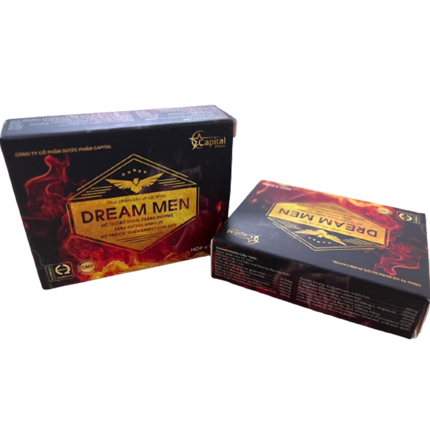 Dream Men hộp 4 viên , hỗ trợ cải thiện sinh lý , Coastlinecare Pharmacy
