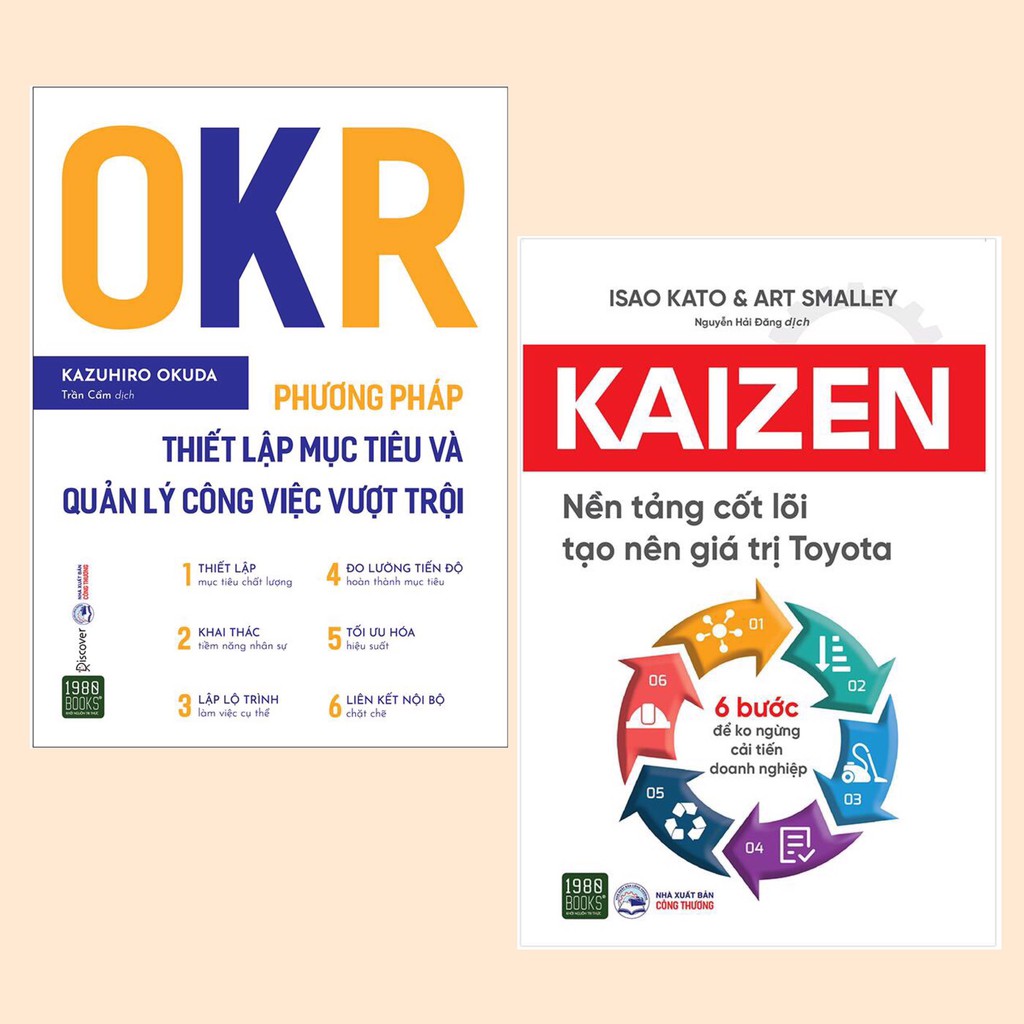 Sách - Combo Kaizen – Nền Tảng Cốt Lõi Tạo Nên Giá Trị Toyota và OKR - Phương Pháp Thiết Lập Mục Tiêu (lẻ, combo tuỳ cho