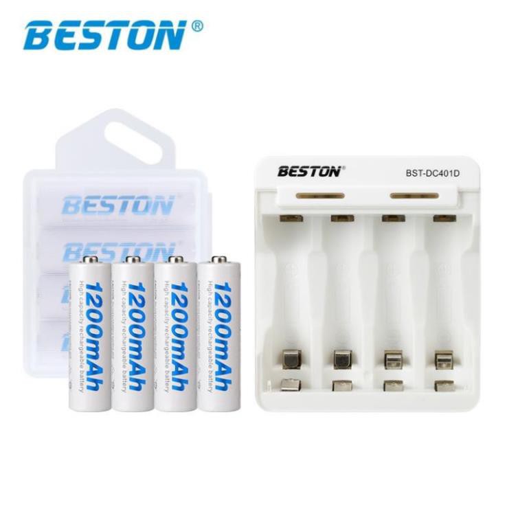 Pin tiểu sạc AA (2A) BESTON , Pin sạc dung lượng 1200mAh, 2000mAh, 3000mAh, 3300mAh (BẢO HÀNH 1 NĂM)