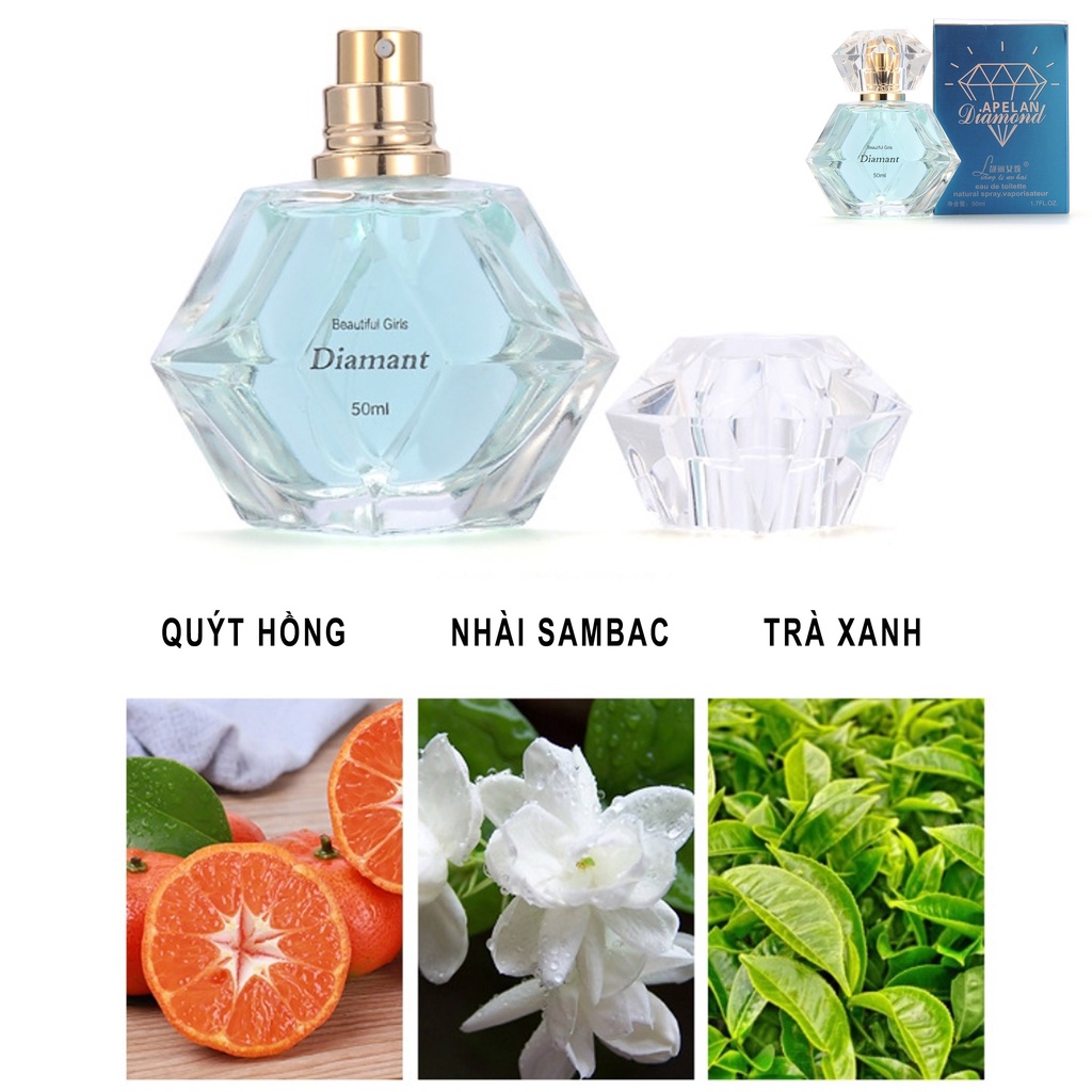Nước hoa nữ Diamond 50ml, nước hoa nội địa Trung