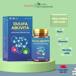 Viên uống Dulifa Abuvita giảm mệt mỏi bổ sung khoáng chất lọ hộp 100g