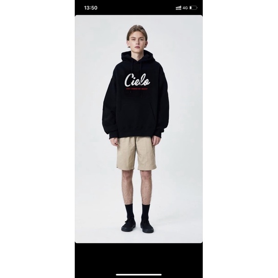 Áo Hoodie Cursive Cielo - Acover Brand Korean