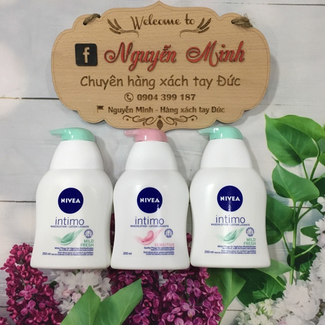 DUNG DỊCH VỆ SINH PHỤ NỮ NIVEA Intimo Đức