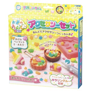 Bộ đồ chơi đất nặn bằng bột gạo GINCHO 4 hộp đất nặn + phụ kiện